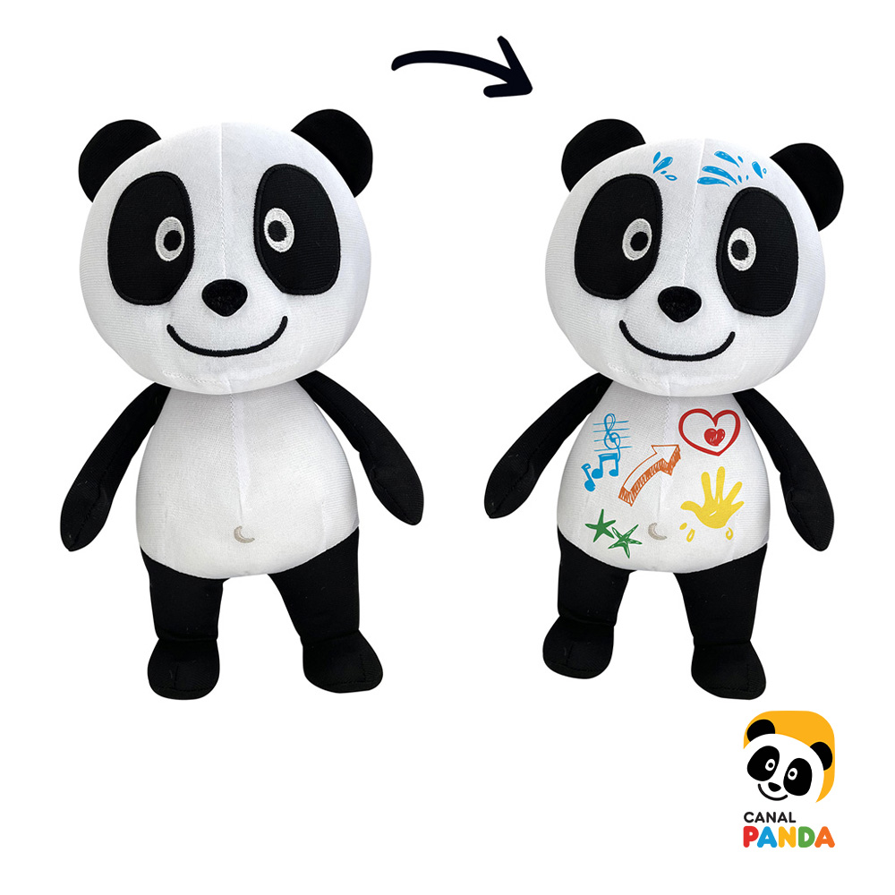 Panda - Peluche Pinta-me! - Autobrinca Online